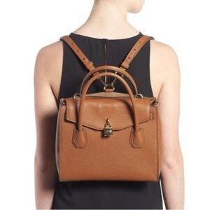 Micheal Kors Three Way Leather Bag Brown